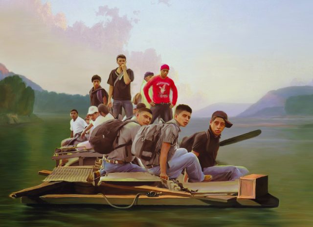 LEONEL LUNA. "Balseros". 2016